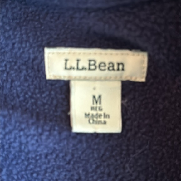 LL Bean fleece lined flannel hooded shirt jacket - Picture 4 of 9